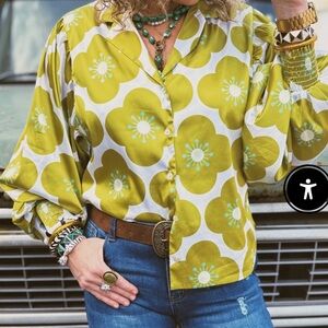 Make me a reasonable offer! Lil Bee's Bohemian Retro/Vintage Inspired blouse